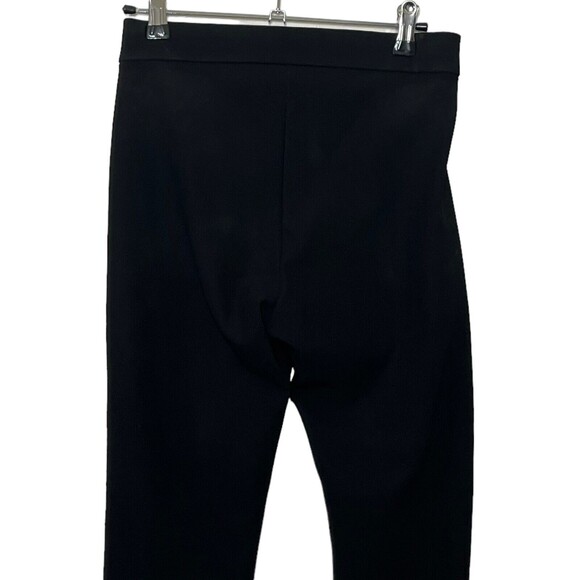 La Ligne Moto Pants Women’s Size Small Black Cropped Skinny Zip Hem Pull On - Picture 7 of 14